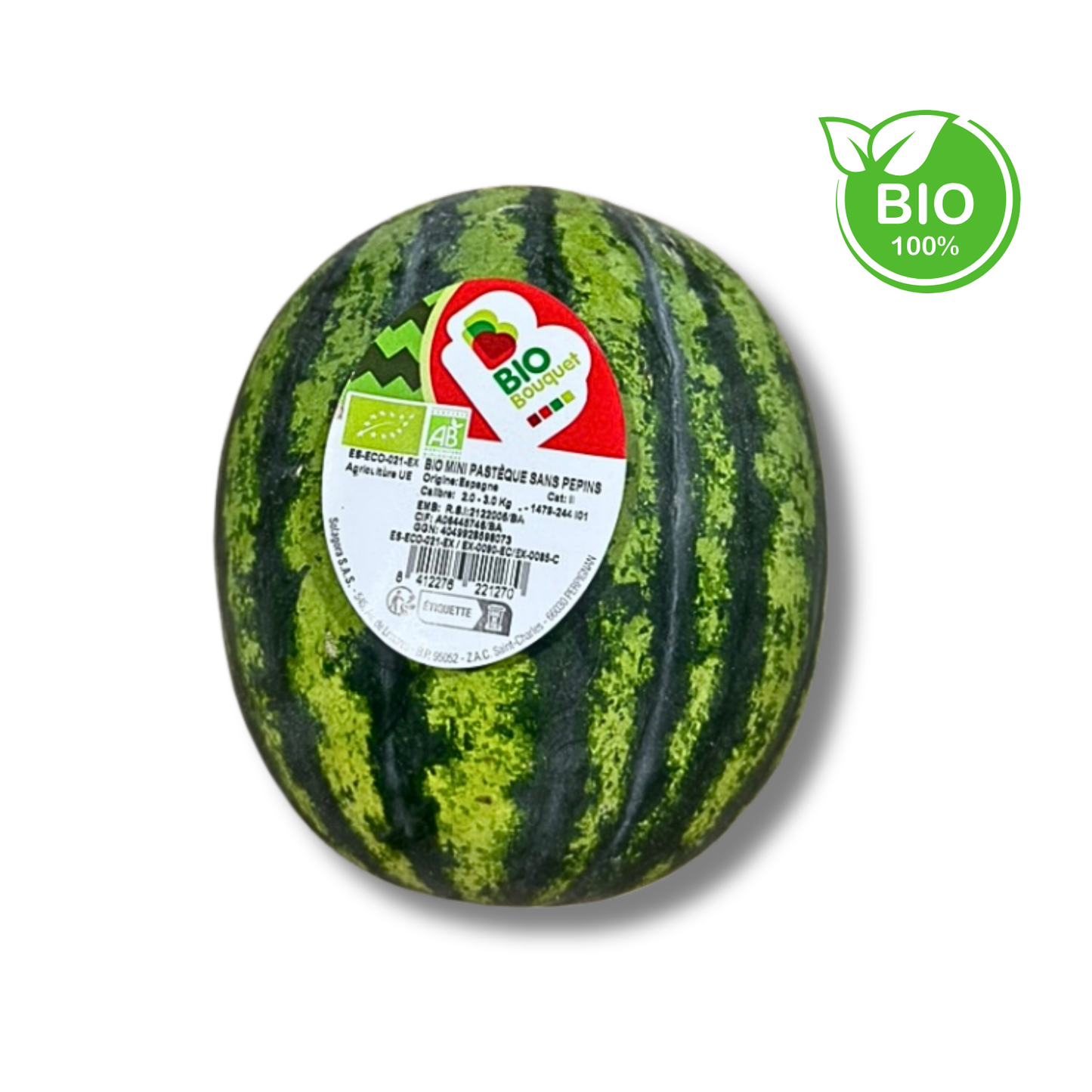 Mini pastèque bio (pièce)