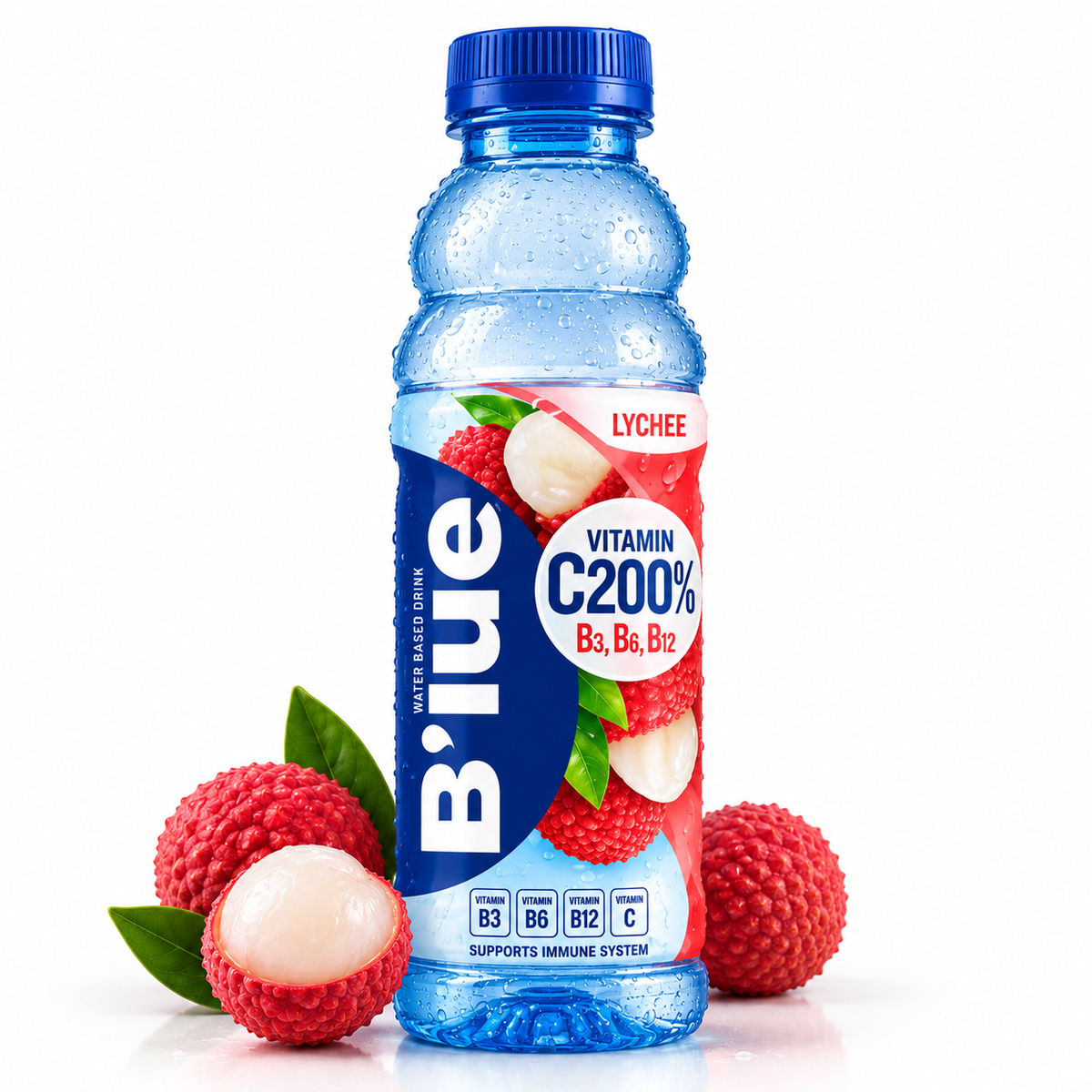 B'lue Vitamin Drinks Litchi (24x50cl)