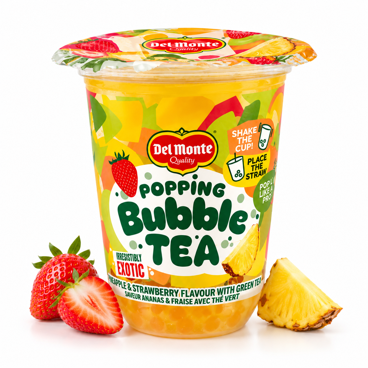 Bubble tea Ananas/Fraise (12x33cl)